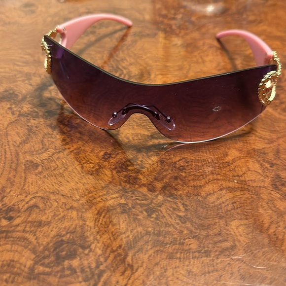 Purple/pink Y2K Sunglasses - Picture 6 of 8